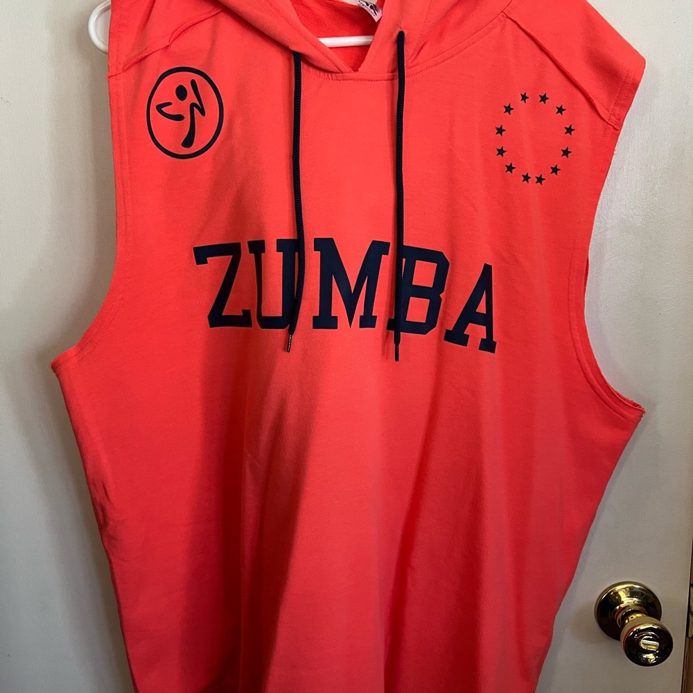 Zumba Fitness Sleeveless Hoodie, Size L